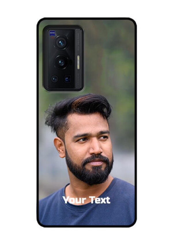Vivo X70 Pro 5G Glass Mobile Cover: Photo with Text
