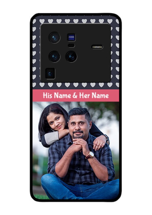 Vivo X80 Pro 5G Custom Glass Mobile Case - Love Symbols Design