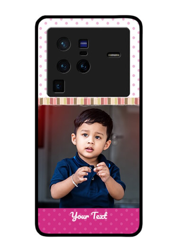 Vivo X80 Pro 5G Photo Printing on Glass Case - Cute Girls Cover Design