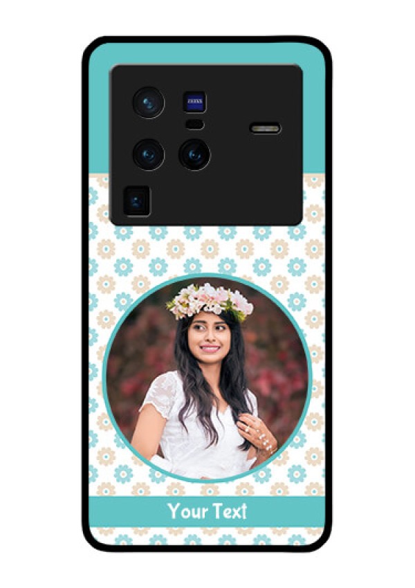 Vivo X80 Pro 5G Custom Glass Mobile Case - Beautiful Flowers Design