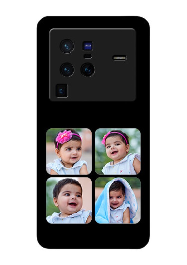 Vivo X80 Pro 5G Photo Printing on Glass Case - Multiple Pictures Design