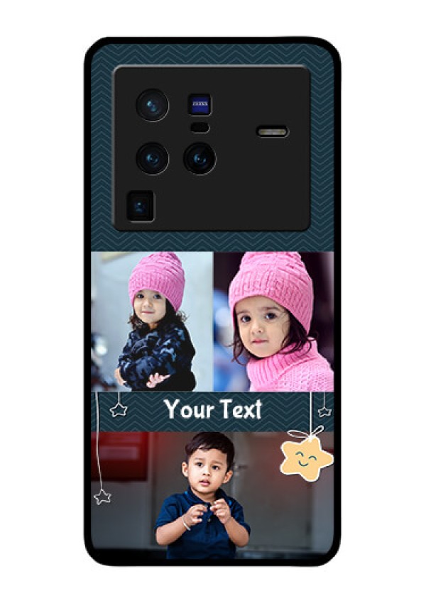 Vivo X80 Pro 5G Custom Glass Mobile Case - Hanging Stars Design