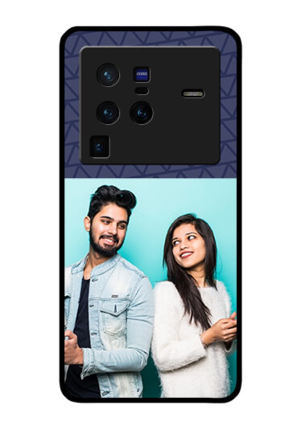 Vivo X80 Pro 5G Photo Printing on Glass Case - with Best Friends Design