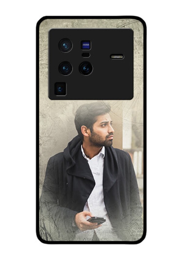 Vivo X80 Pro 5G Custom Glass Phone Case - with vintage design
