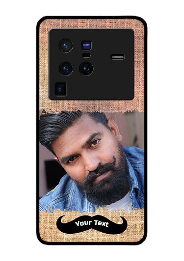 Vivo X80 Pro 5G Personalized Glass Phone Case - with Texture Design
