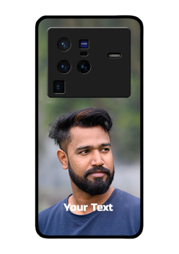 Vivo X80 Pro 5G Glass Mobile Cover: Photo with Text