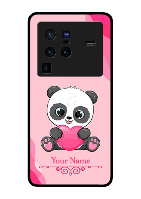 Vivo X80 Pro 5G Custom Glass Mobile Case - Cute Panda Design