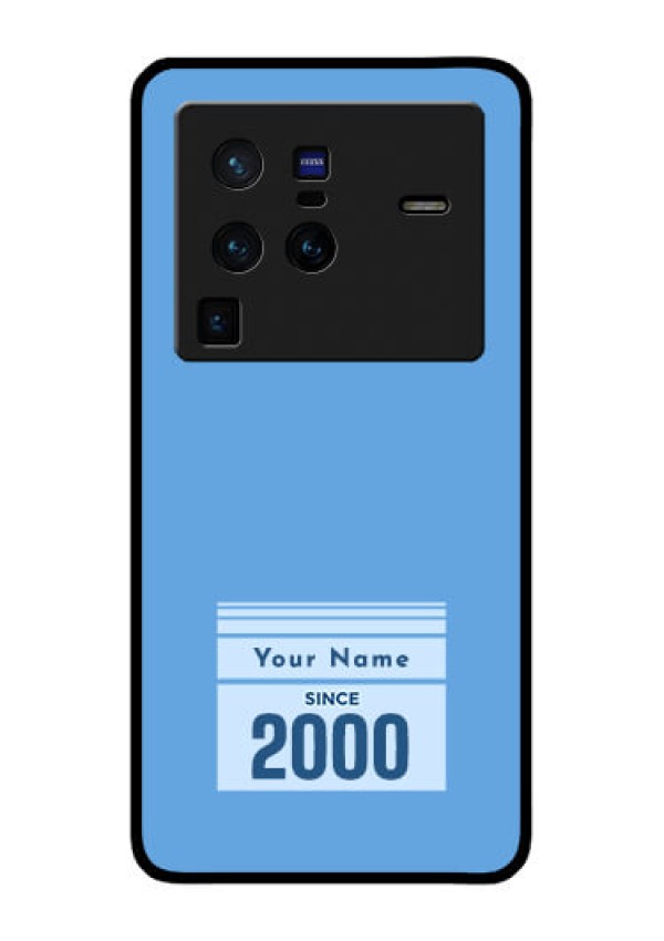 Vivo X80 Pro 5G Custom Glass Mobile Case - Custom Year of birth Design