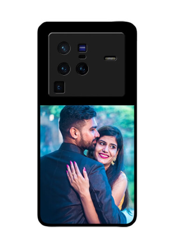 Vivo X80 Pro 5G Custom Glass Phone Case - Upload Full Picture With Custom Color Design