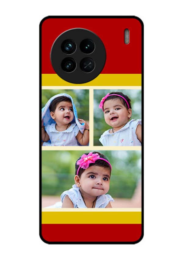 Vivo X90 5G Custom Glass Mobile Case - Multiple Pic Upload Design