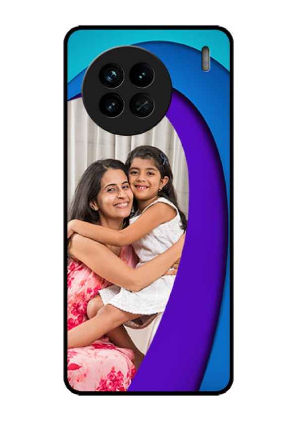 Vivo X90 5G Photo Printing on Glass Case - Simple Pattern Design