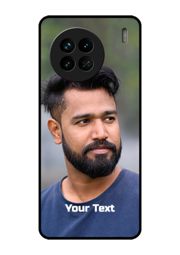 Vivo X90 5G Glass Mobile Cover: Photo with Text