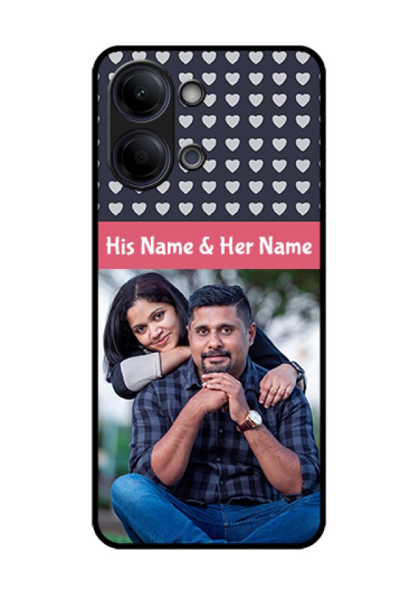 Vivo Y05 4G Custom Glass Phone Case - Love Symbols Design