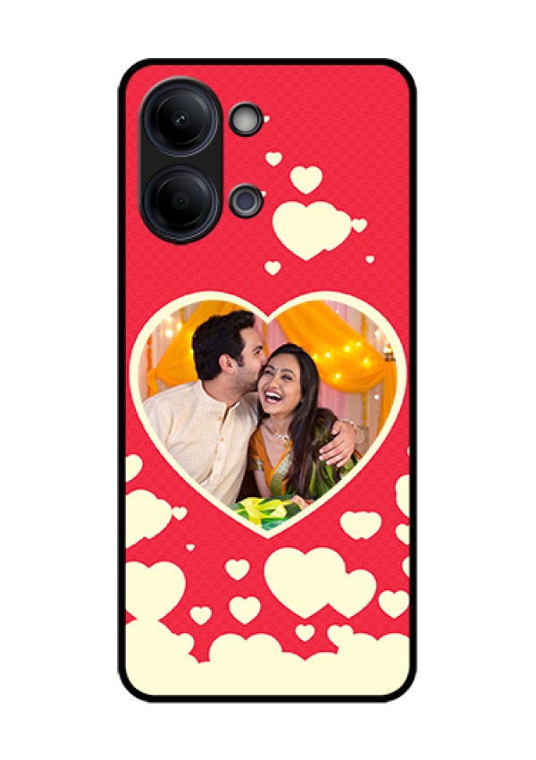 Vivo Y05 4G Custom Glass Phone Case - Love Symbols Phone Cover Design