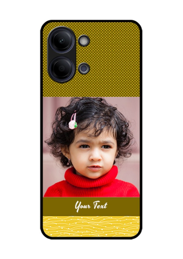 Vivo Y05 4G Custom Glass Phone Case - Simple Green Color Design