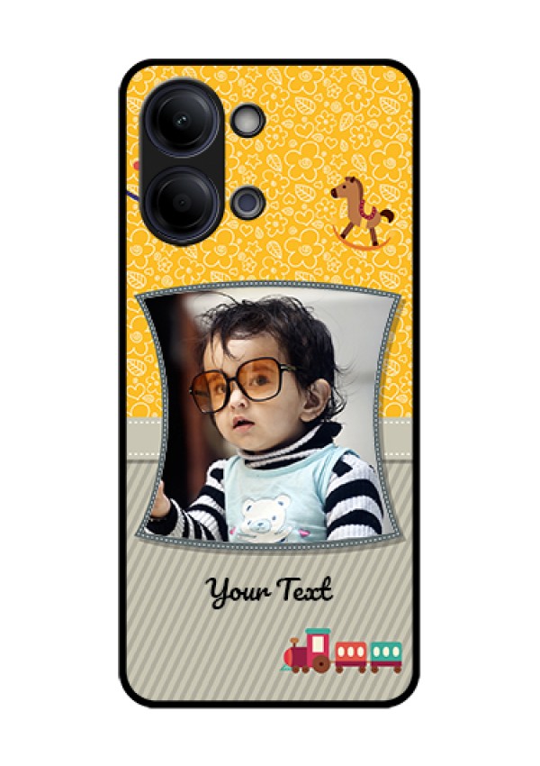 Vivo Y05 4G Custom Glass Phone Case - Baby Picture Upload Design