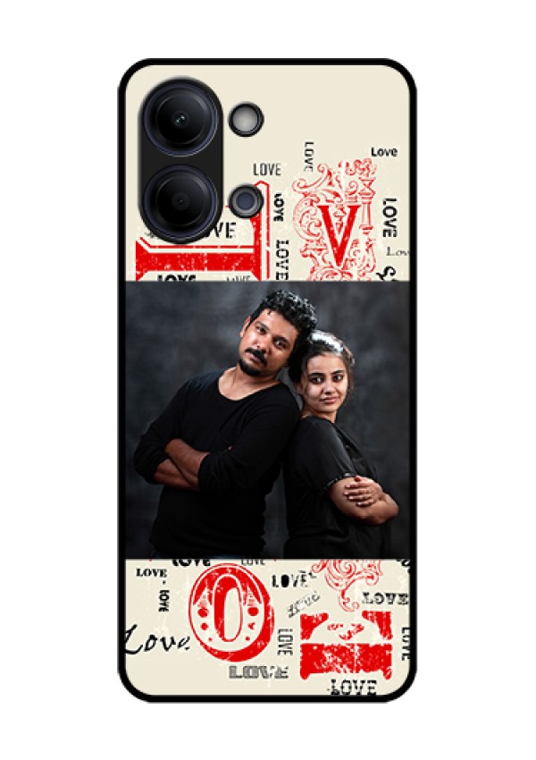 Vivo Y05 4G Custom Glass Phone Case - Trendy Love Design Case