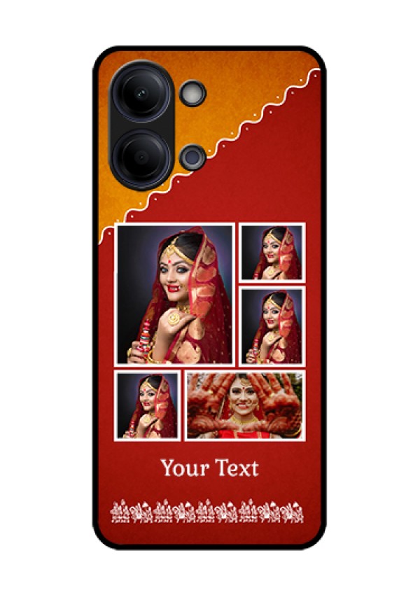 Vivo Y05 4G Custom Glass Phone Case - Wedding Pic Upload Design