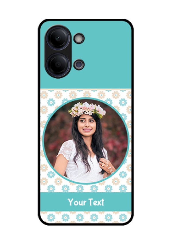 Vivo Y05 4G Custom Glass Phone Case - Beautiful Flowers Design