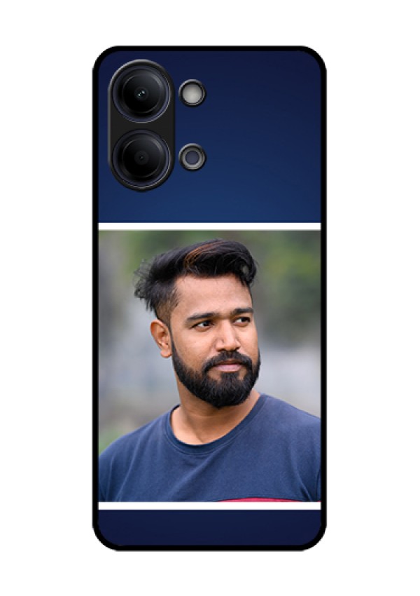 Vivo Y05 4G Custom Glass Phone Case - Simple Royal Blue Design