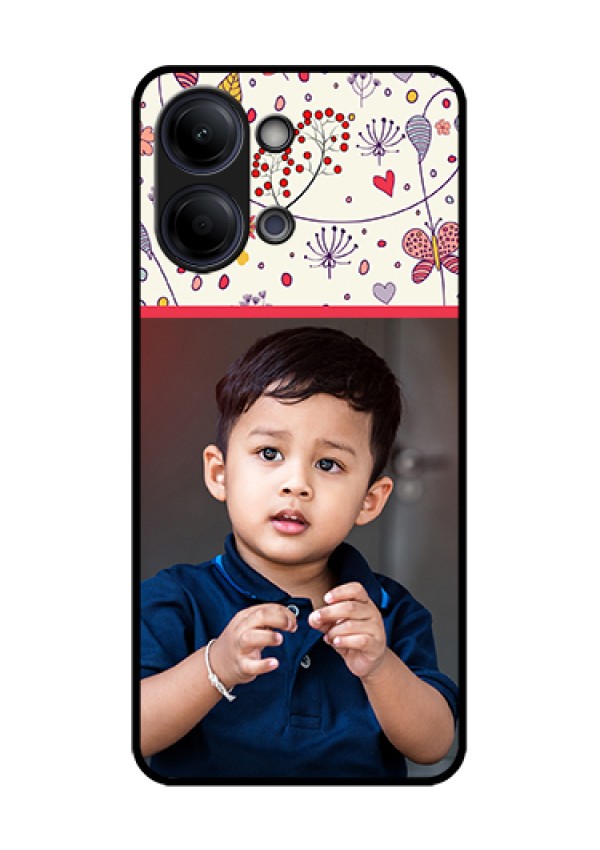 Vivo Y05 4G Custom Glass Phone Case - Premium Floral Design