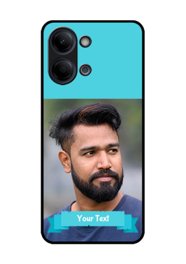 Vivo Y05 4G Custom Glass Phone Case - Blue Color Design