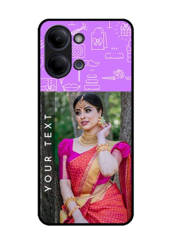 Vivo Y05 4G Custom Glass Phone Case - Birthday Icons Design