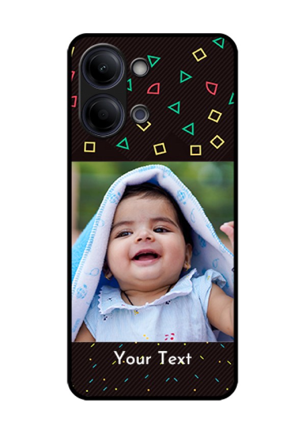 Vivo Y05 4G Custom Glass Phone Case - With Confetti Birthday Design