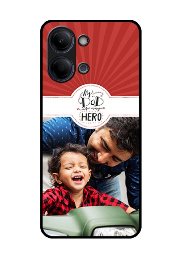 Vivo Y05 4G Custom Glass Phone Case - My Dad Hero Design