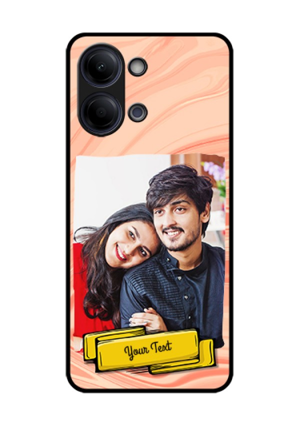 Vivo Y05 4G Custom Glass Phone Case - Marble Texture Design