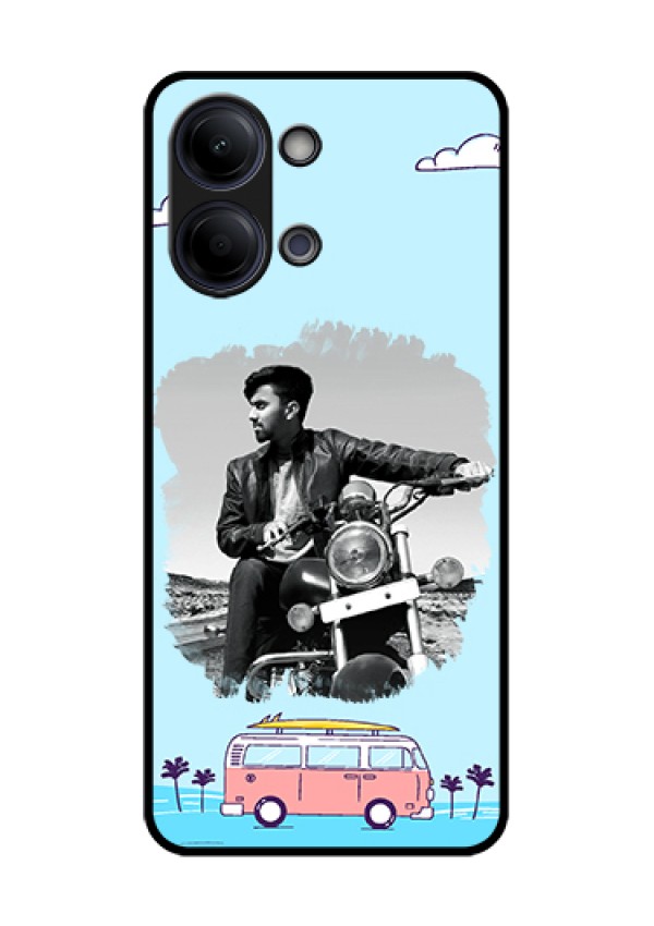 Vivo Y05 4G Custom Glass Phone Case - Travel & Adventure Design