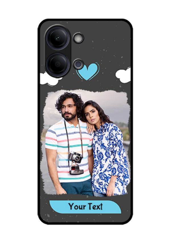Vivo Y05 4G Custom Glass Phone Case - Splashes With Love Doodles Design