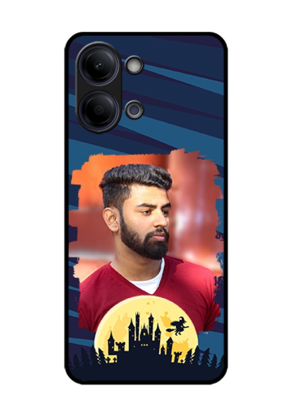 Vivo Y05 4G Custom Glass Phone Case - Halloween Witch Design