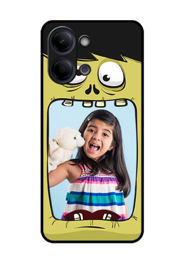 Vivo Y05 4G Custom Glass Phone Case - Cartoon Monster Back Case Design