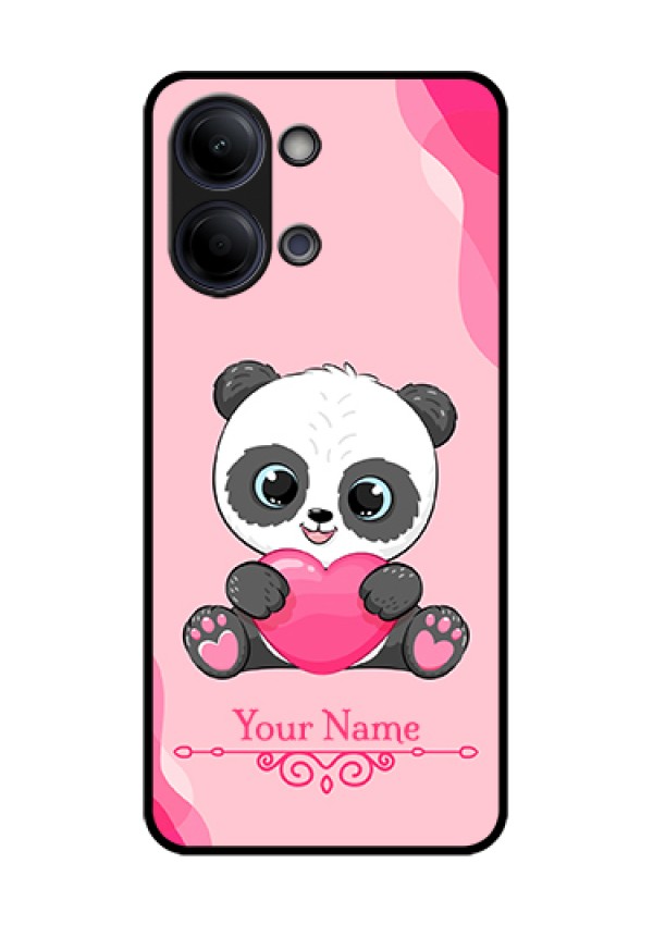 Vivo Y05 4G Custom Glass Phone Case - Cute Panda Design