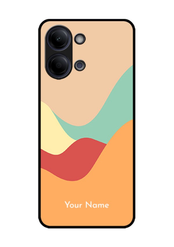 Vivo Y05 4G Custom Glass Phone Case - Ocean Waves Multi - Colour Design