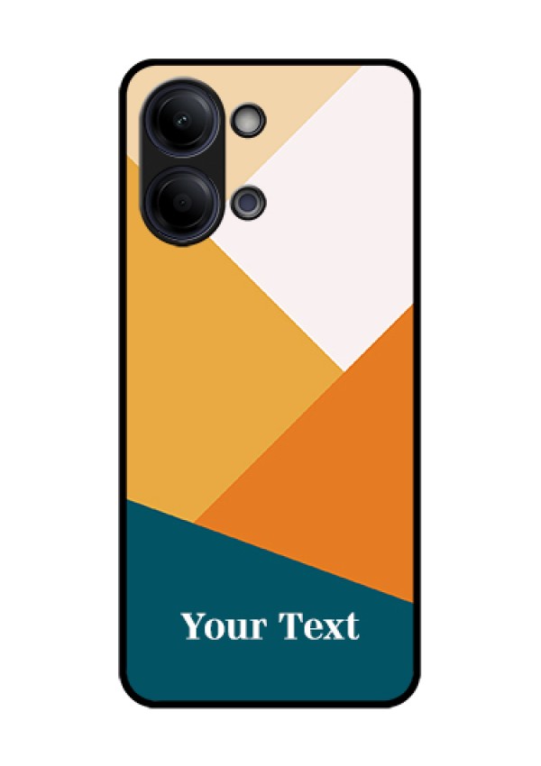 Vivo Y05 4G Custom Glass Phone Case - Stacked Multi - Colour Design