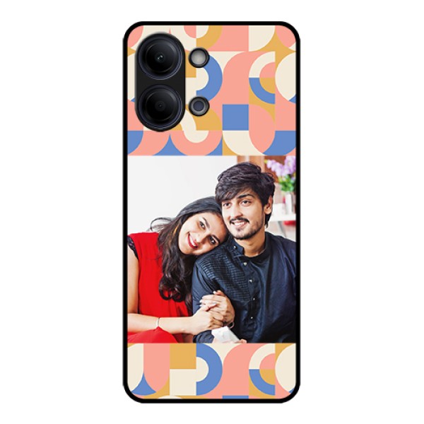 Vivo Y05 4G Custom Glass Phone Case - Semi - Circle Maze Pattern Design