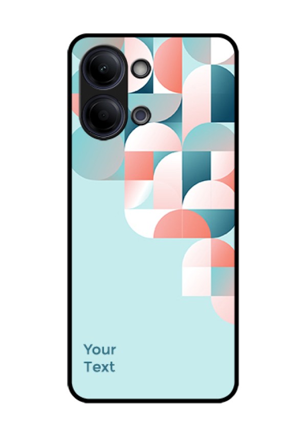 Vivo Y05 4G Custom Glass Phone Case - Stylish Semi - Circle Pattern Design