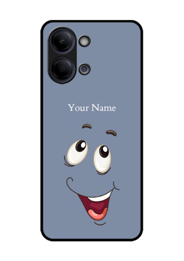 Vivo Y05 4G Custom Glass Phone Case - Laughing Cartoon Face Design
