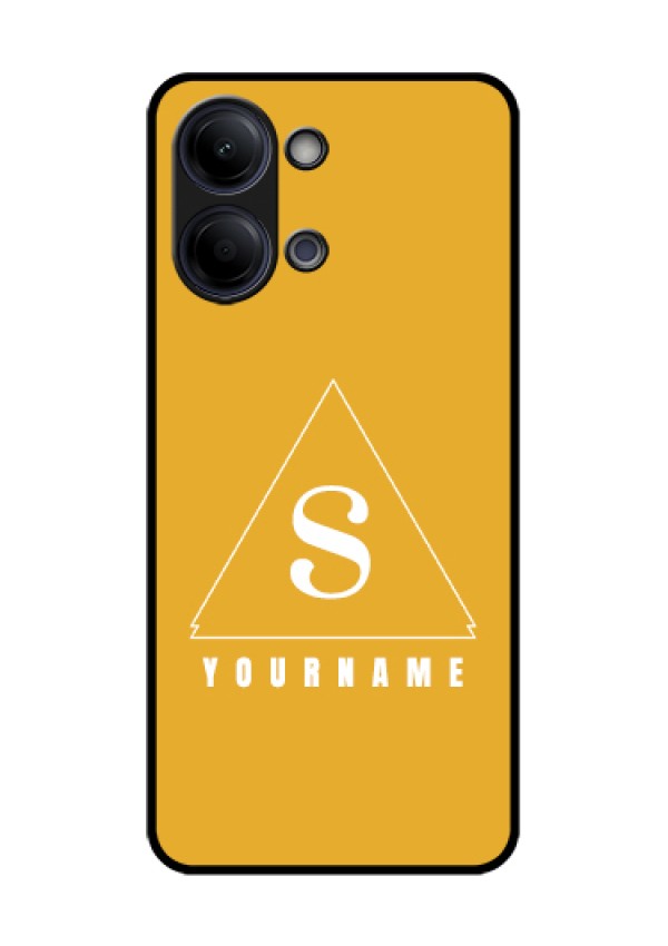 Vivo Y05 4G Custom Glass Phone Case - Simple Triangle Design