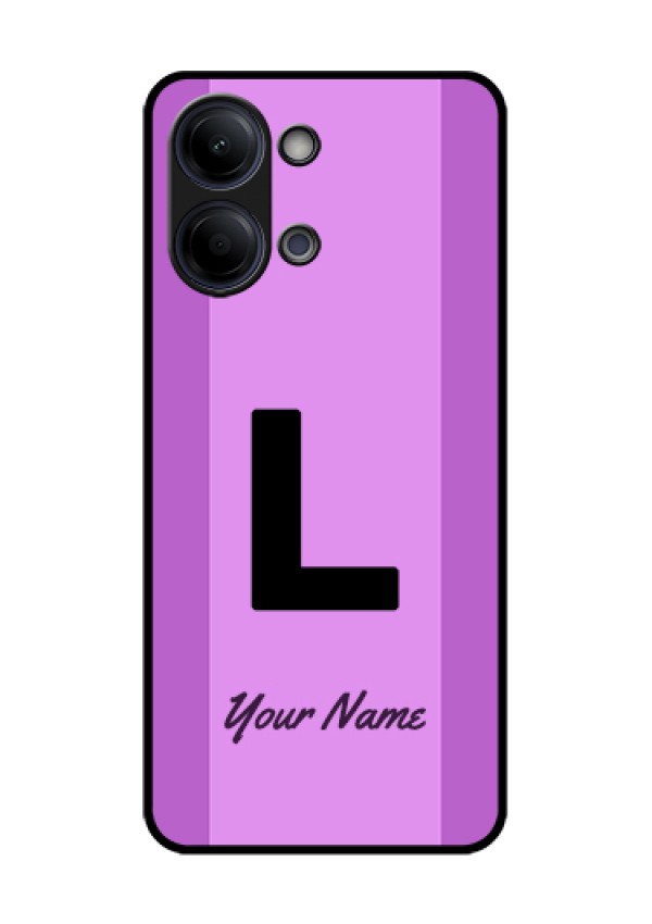 Vivo Y05 4G Custom Glass Phone Case - Tricolor Custom Text Design