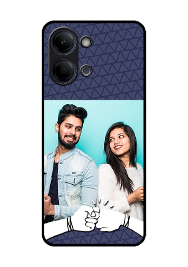 Vivo Y11 5G Custom Glass Phone Case - With Best Friends Design