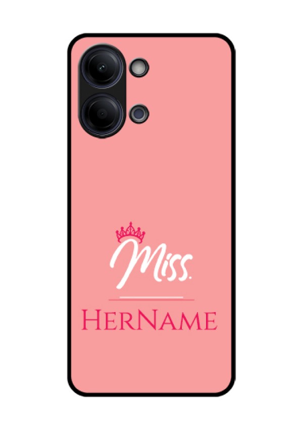 Vivo Y11 5G Custom Glass Phone Case - Mrs With Name Design