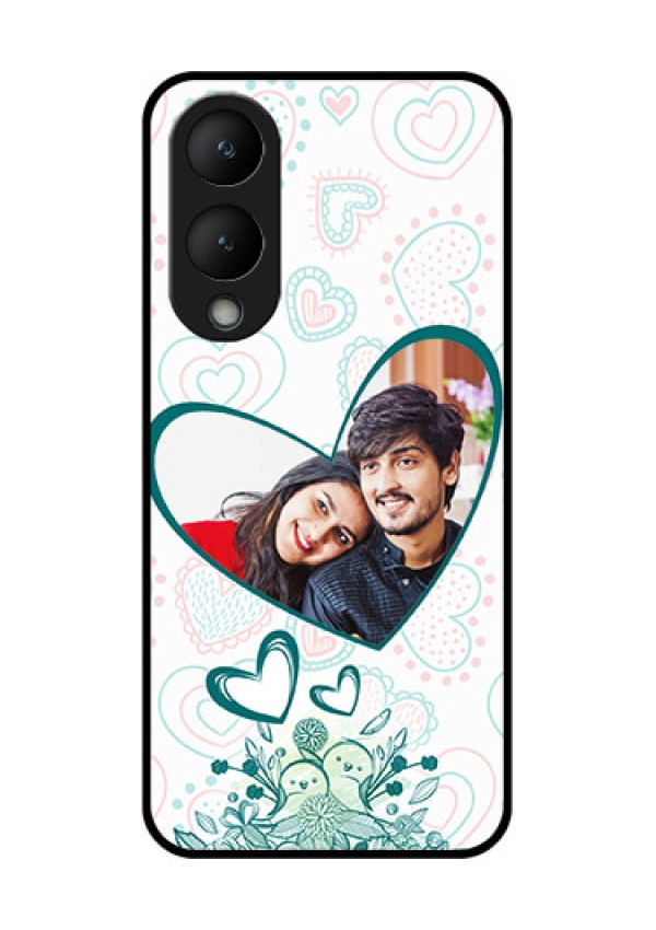 Vivo Y17s Custom Glass Phone Case - Premium Couple Design