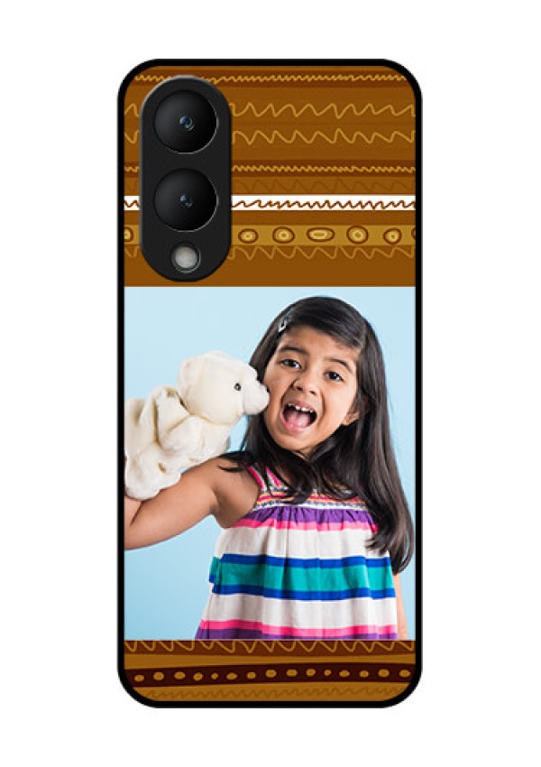 Vivo Y17s Custom Glass Phone Case - Friends Picture Upload Design