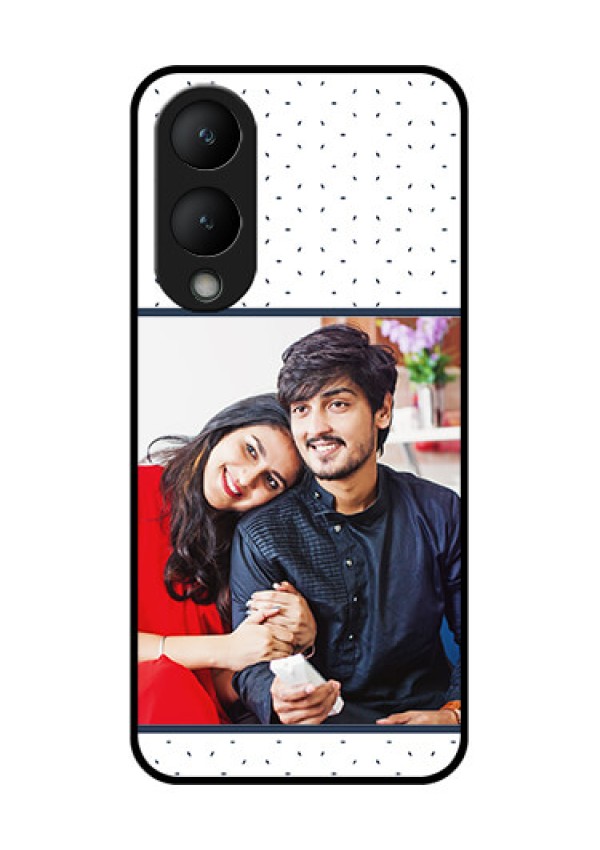 Vivo Y17s Custom Glass Phone Case - Premium Dot Design