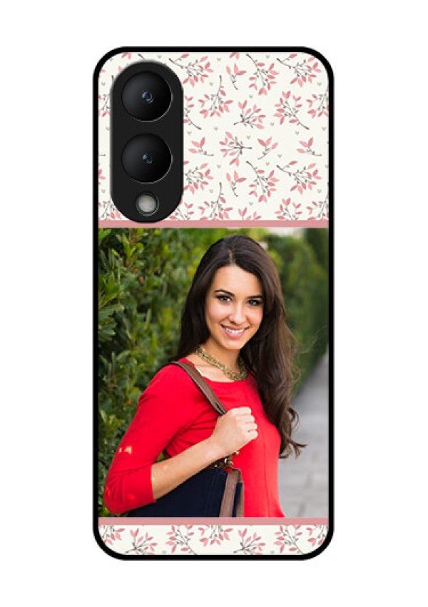 Vivo Y17s Custom Glass Phone Case - Stunning Floral Design