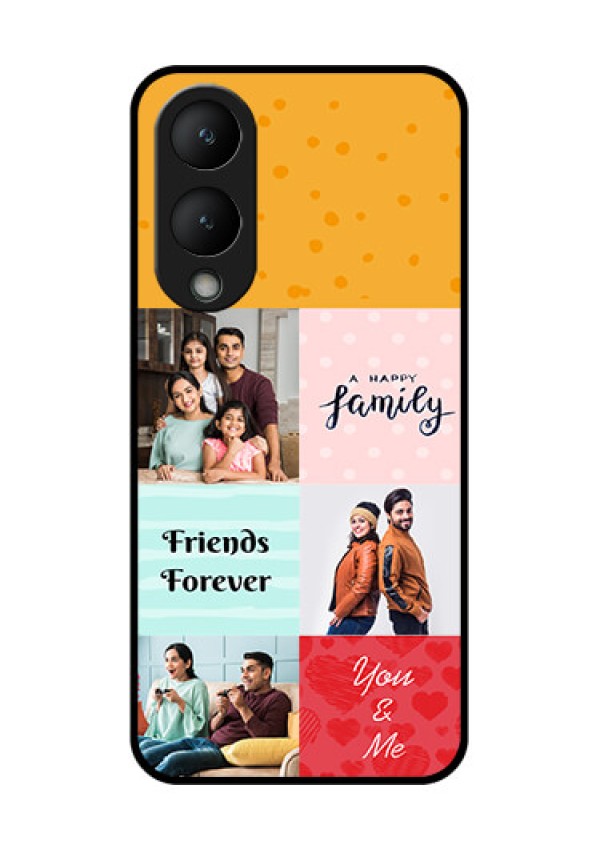 Vivo Y17s Custom Glass Phone Case - Images With Quotes Design