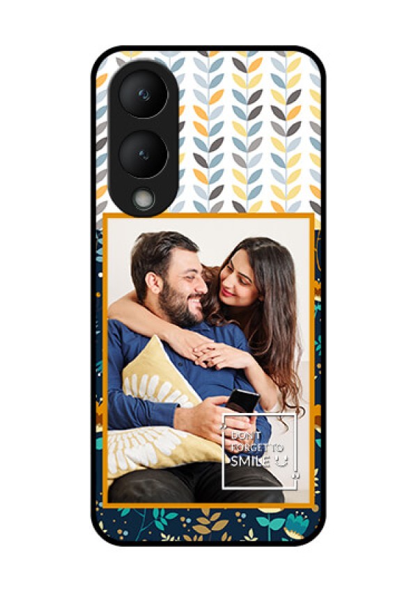 Vivo Y17s Custom Glass Phone Case - Pattern Design